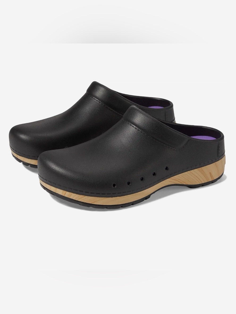 Dansko Women Kane Black Molded Clogs